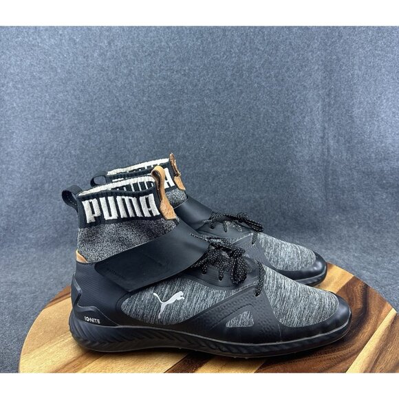PUMA Power Adapt Hi Top Golf Black Synthetic Mens Size 11.5 Trainers 189932 02 - Picture 1 of 10
